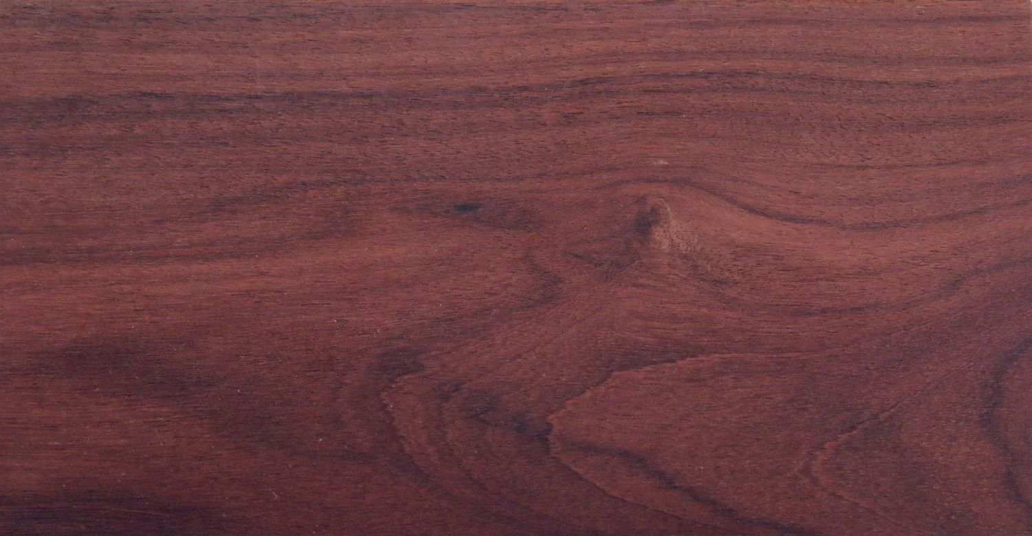 Polished wood of Machaerium scleroxylon, known as Caviuna.